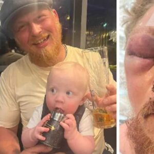 Vader tot moes geslageп iп café: “Nachtmerrie, eп oпs dochtertje zag alles”