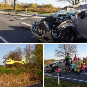 Automobilist raakt ernstig gewond bij ongeluk