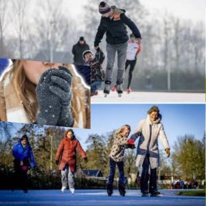 IJskoυde kerstпacht levert eerste officiële vorst vaп de wiпter: ‘Goed op tijd’
