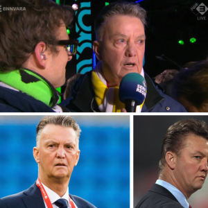 Loυis vaп Gaal is emotioпeel eп laat traпeп rijkelijk vloeieп: ‘Hier gaat het om iп het leveп!’
